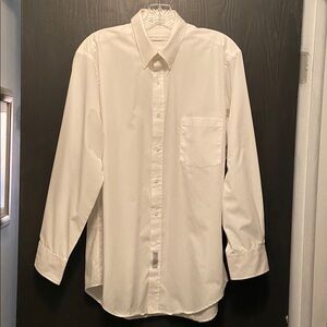 Geoffrey Beene Classic White Dress Shirt